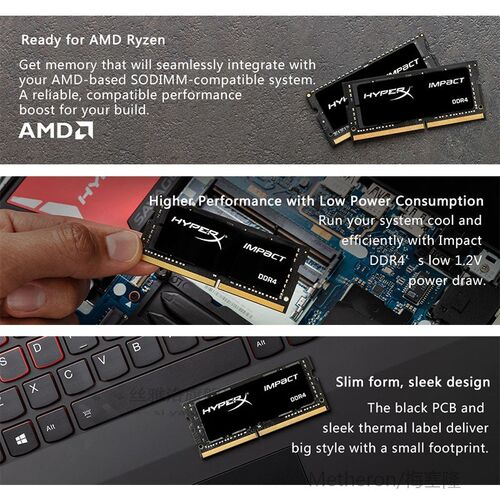 速发HyperX Impact D4 SODIMM 2666MHz 8g 16g 15 lap mory