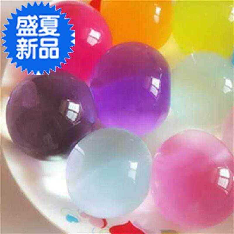 速发泡水珠子e玩具大珠瓶遇水变大水吸变大长遇水大球泡水里培养