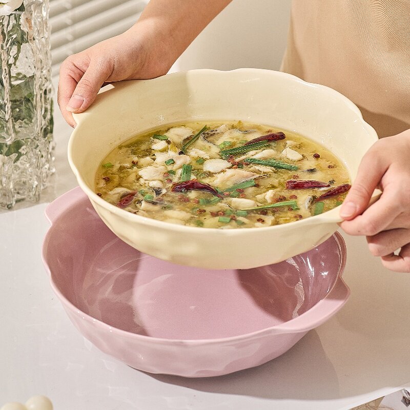 速发酸菜鱼大盆碗家用20水鱼新款大号汤面碗2煮5毛血旺专用陶瓷汤