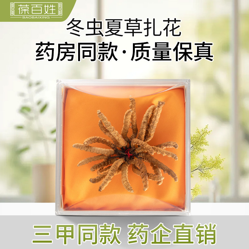 冬虫夏草中药饮片 虫草正品5g装 干虫草冬虫草名贵中药材送礼