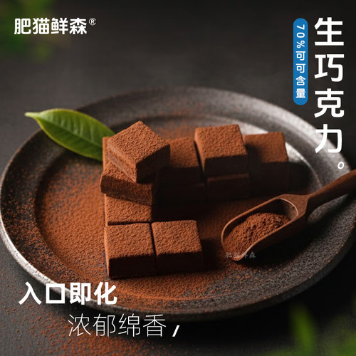 肥猫鲜森生巧克力120克/盒