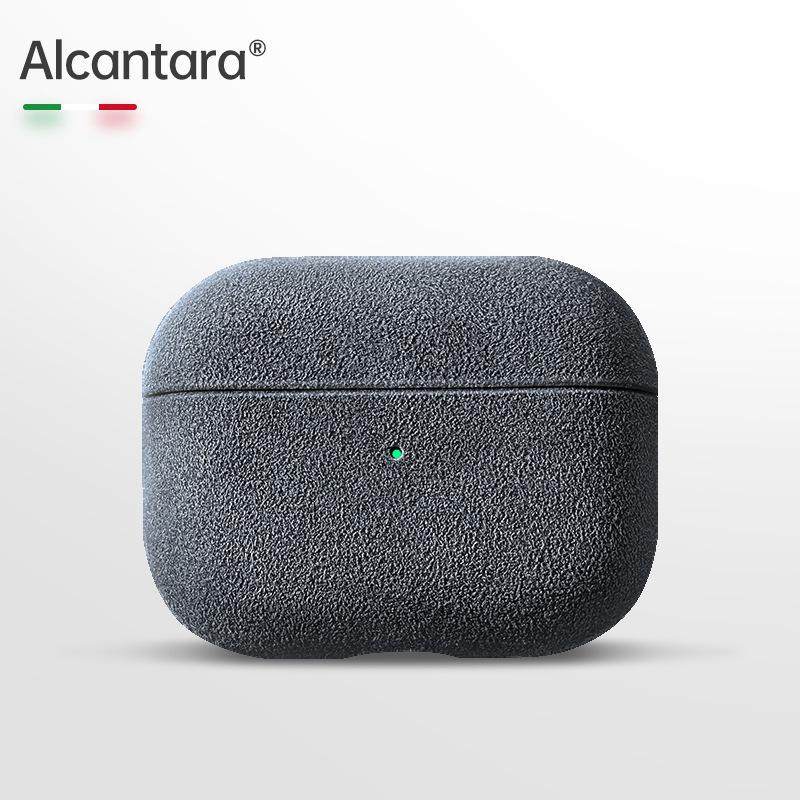 Alcantara麂皮绒翻毛皮苹果耳机壳适用于Airpods4代舒适手感耐磨耐脏新款苹果airpods4代耳机保护套