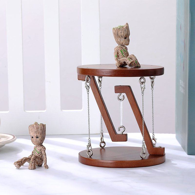 悬浮置物架 张拉整体结构摆件木质模型办公桌饰品 香薰香水首饰架,家居饰品,桌面摆件,淘宝优惠券,粉丝福利购,淘宝优惠卷