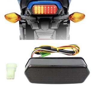 摩托车改装尾灯通用LED尾灯 适用MSX125 12V一体式尾灯刹车转向灯