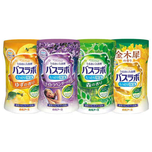 白元日本原装进口白元HERS入浴剂浴盐540g多种香型瓶装
