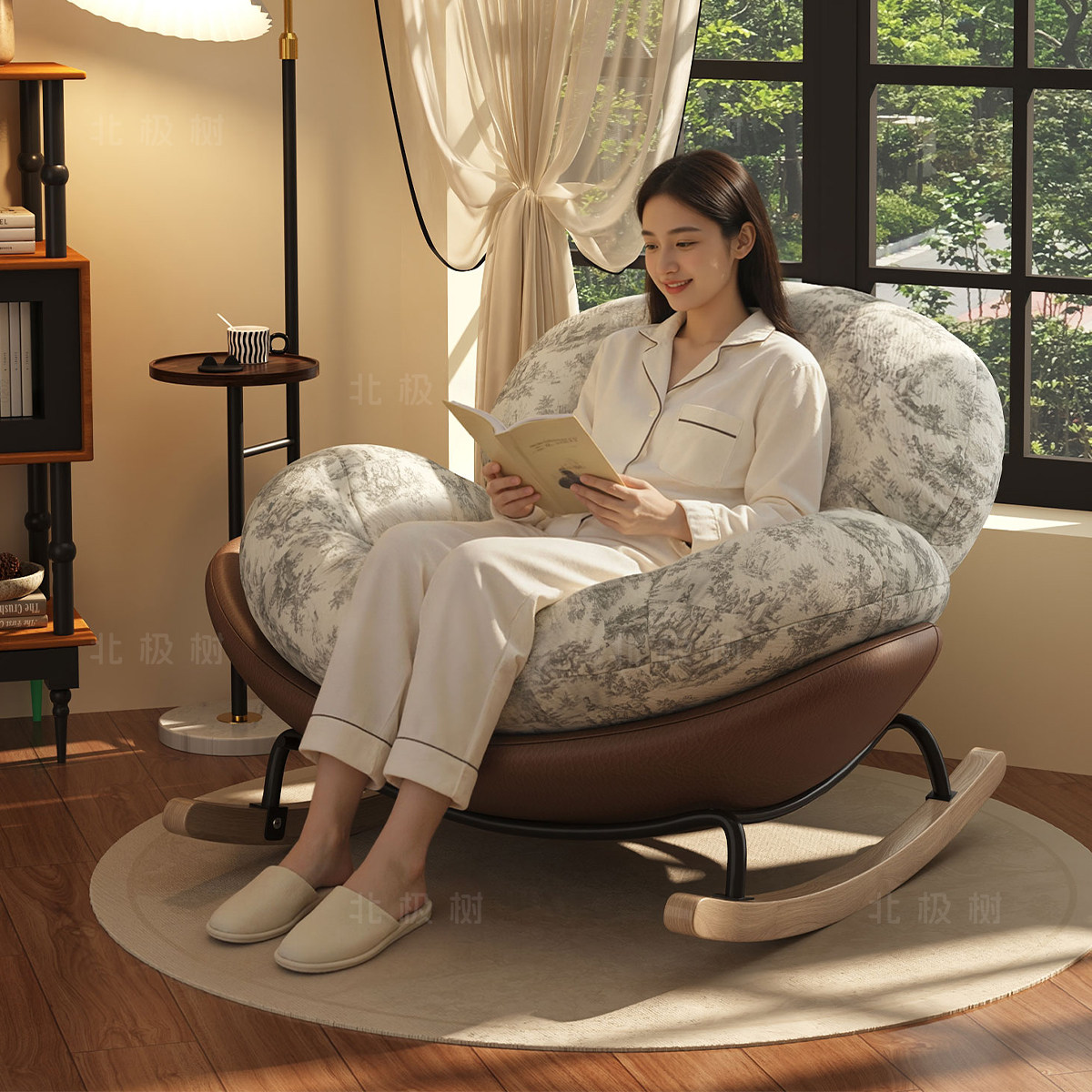 懒人沙发可躺可睡单人小沙发中古新款客厅阳台休闲椅2025新沙发椅,住宅家具,懒人沙发,淘宝优惠券,粉丝福利购,淘宝优惠卷