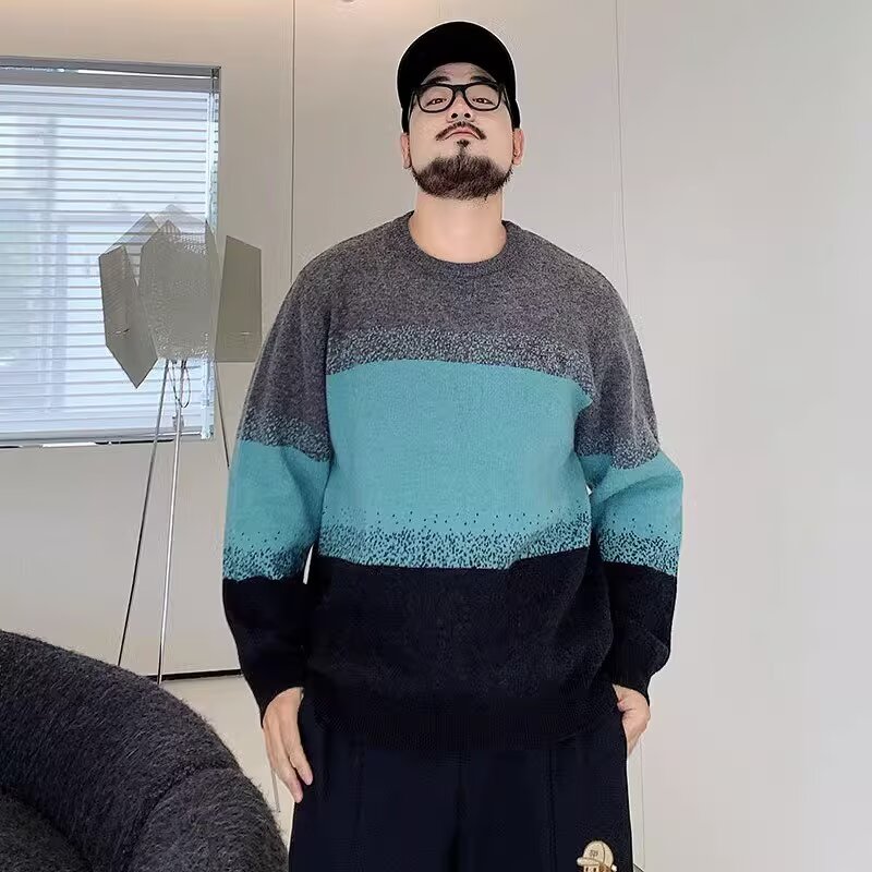 圆领毛衣宽松外套上衣织衫