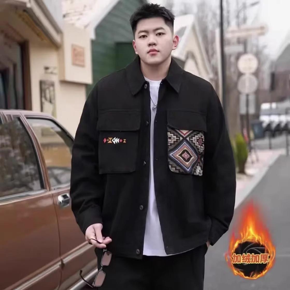 新款工装开衫外套日系休闲港风