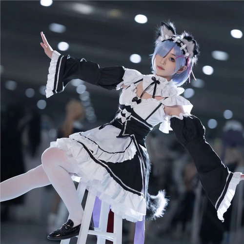 蕾姆cos服衣服拉姆cosplay女仆装从零开始的异世界生活服装全套