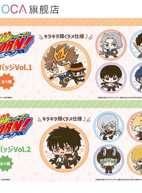 【TAPIOCA现货】家庭教师REBORN 周边日谷 Q版闪光马口铁徽章吧唧