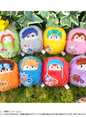 【TAPIOCA预售】数码宝贝大冒险 周边 掌心襁褓毛绒玩偶