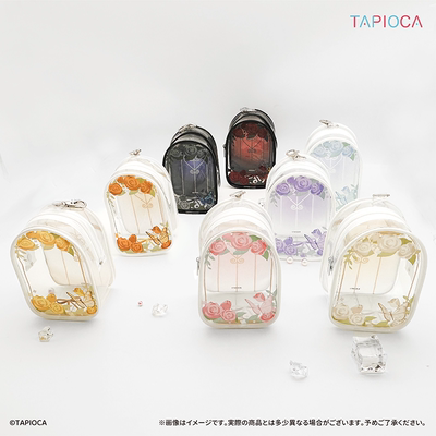 【TAPIOCA现货】原创 谷美 PVC玫瑰花园玩偶娃包 收纳包