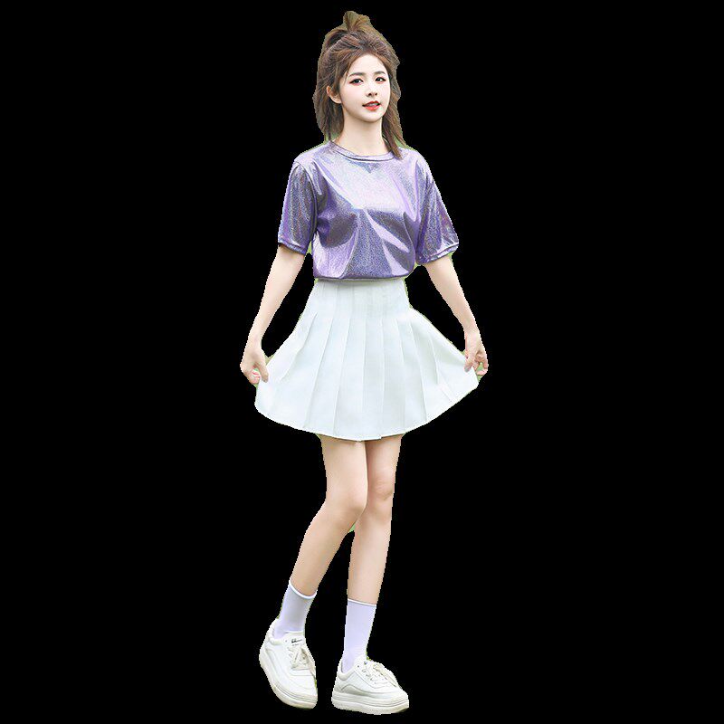 学生爵士舞亮片服运动会开幕式表演服健美操啦啦操套装毕业季服装