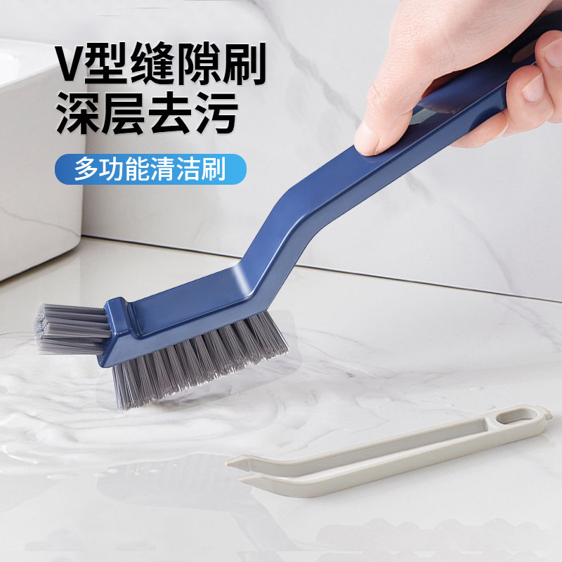 好货化妆室地板刷洗地刷神器浴室地缝隙刷瓷砖长柄洗墙厕所清洁地