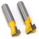 Cutter 8mm 2pcs Router Shank Keyhole Woodworking Slot Bits