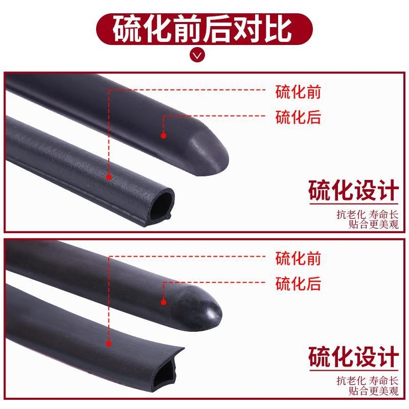 长安悦翔V3专用汽车密封条 车门隔音条 全车加装防尘胶条改装配件