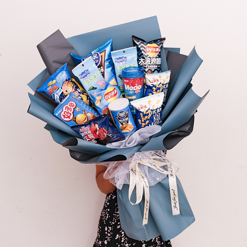 网红棒棒糖零食花diy花束手工制作材料包装纸套装情人节生日礼物