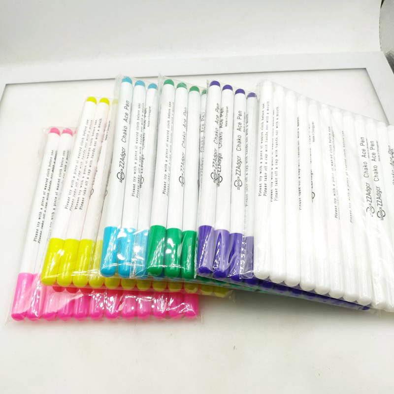 日本Adger自动褪色笔退色笔气消笔 服装画线水溶笔水消笔布料专用