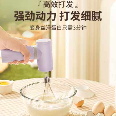 厂家大宇无线轻音打蛋器电动家用22年新款音动搅拌器小型奶油奶泡