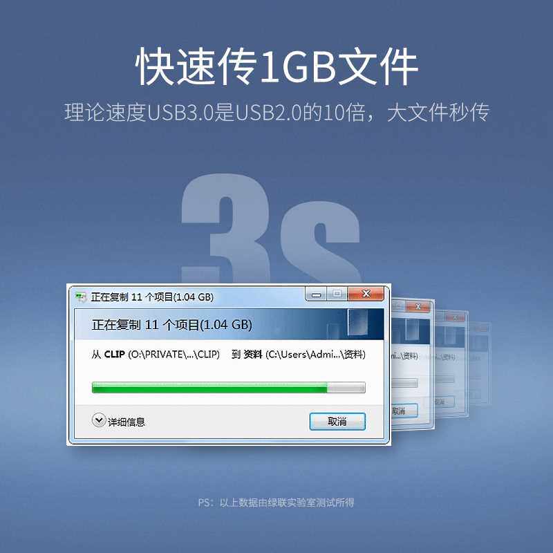 极速厂家厂家USB延长线3.0/2.0随身碟连接线加长电视电脑印表机公