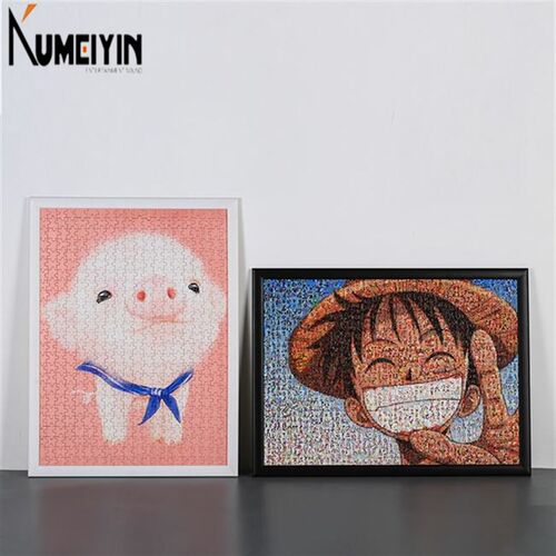 好货solid wood puzzle frame 500 pieces 1000 pieces picture f