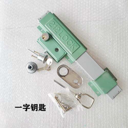 极速大门锁212老式方钢门锁大铁门木门防盗锁木门双扇门齿条锁双