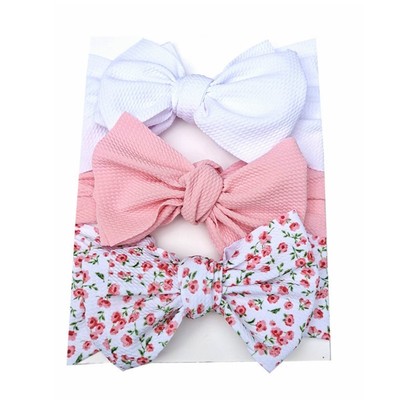 3Pcs Baby Headband Summer Cute Floral Bows Baby Girl Headban