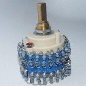 厂家高精度24档50K100K250K500K步进式 双声道音量电位计误差小于0