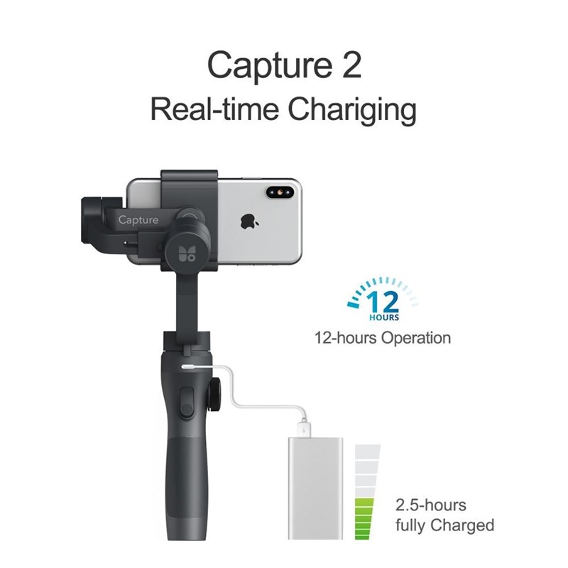 Funsnap Handheld Gimbal Stabilizer Track Focus Pu