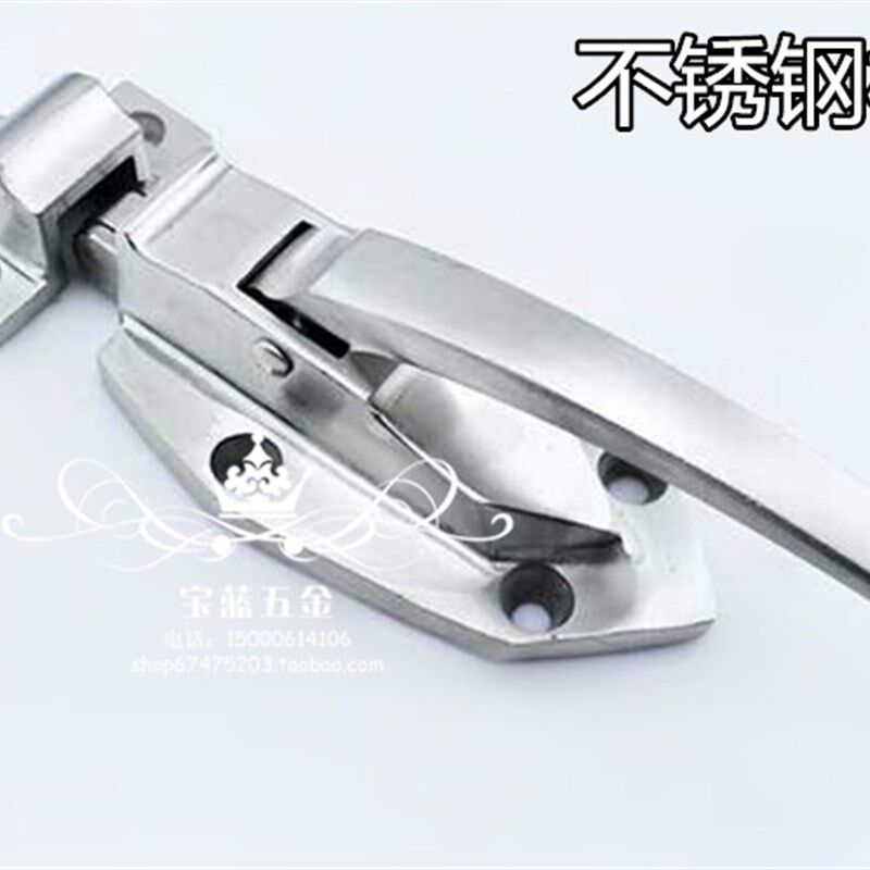 好货不锈钢烤箱门锁 烘箱把手 烤箱拉手锁 冷柜门扣蒸柜试验箱拉