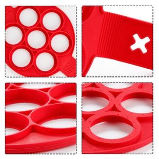 1Pcs Pancake Maker Nonstick Silicone Pancake Mold 7 Holes