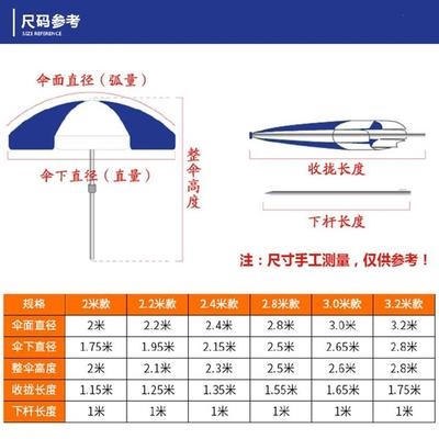 outer generous courtyard 極速Large folding sun household