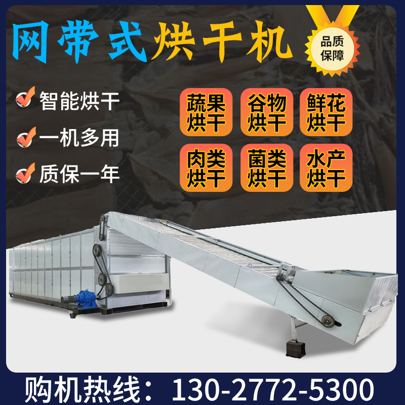 辣椒网带烘干机地黄烘干机茄子干海带烘干房中药材大枣红枣烘干机