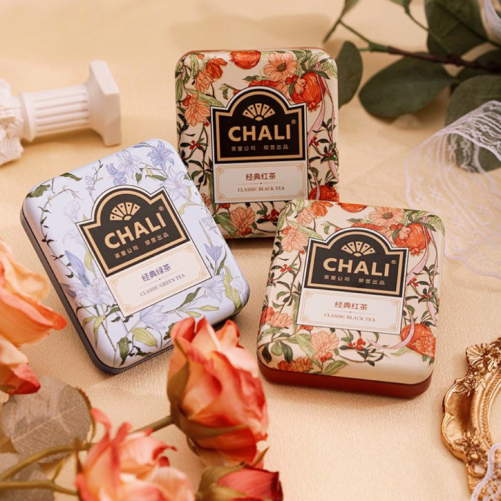 Chali茶里茶包铁盒结婚喜茶伴手礼节日礼盒内搭茶叶盒空铁罐包邮