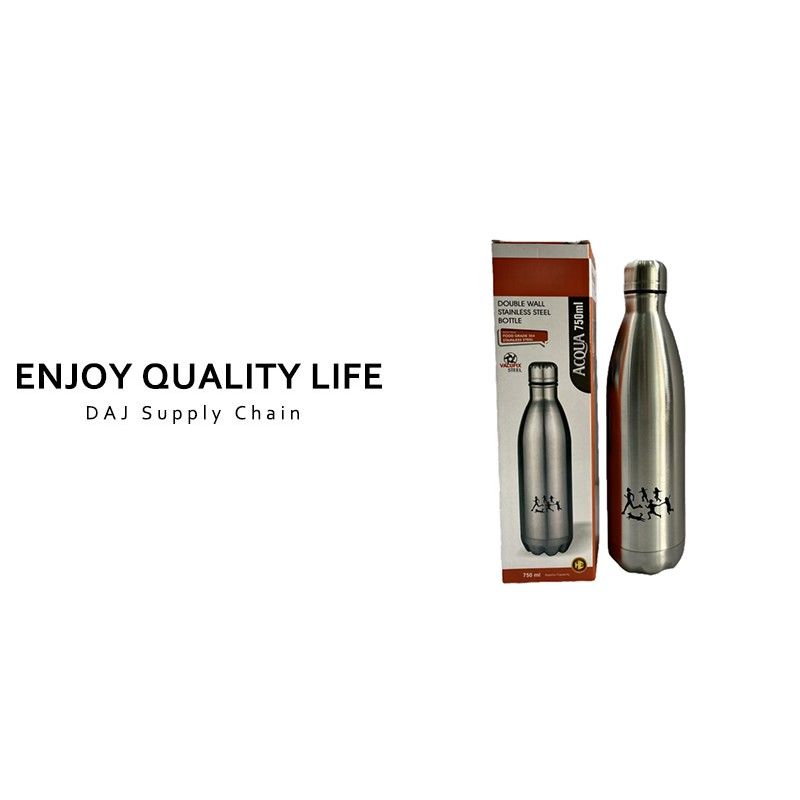 便携实用美观 材质安全耐用 不锈钢保温杯本色750ml