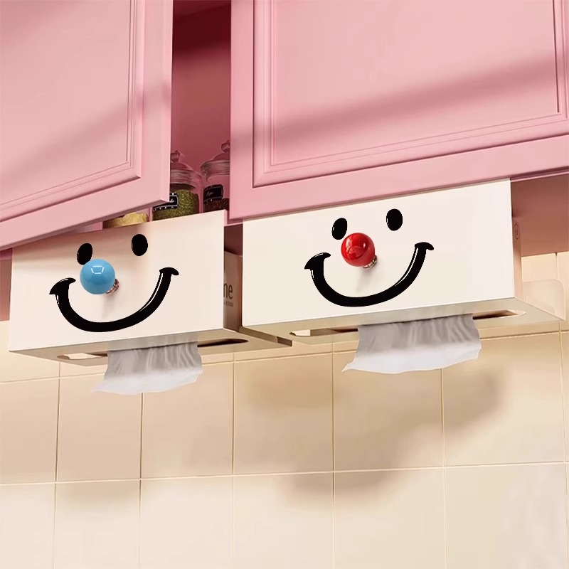 厨房纸巾架挂架化妆室整体橱柜倒挂抽取式卫生纸卷筒卫生纸置物架