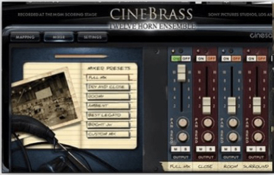 「铜管音色」7G 经典铜管乐CineSamples CineBrass 软音源