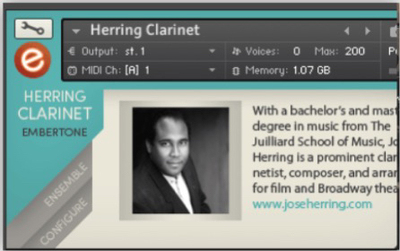 「木管音色」2G 很有古典味的单簧管Herring Clarinet 软音源