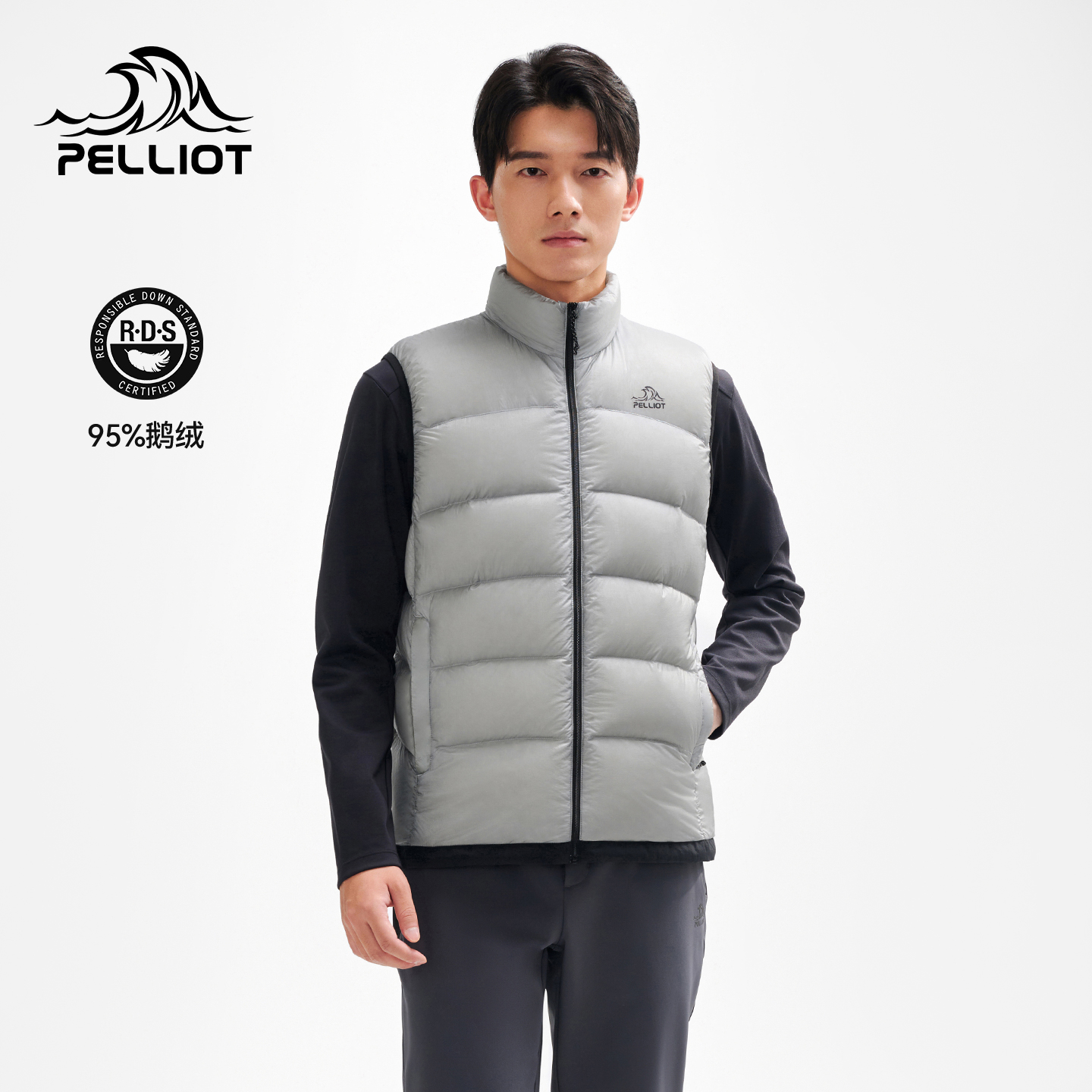 伯希和轻薄羽绒马甲新800蓬鹅绒