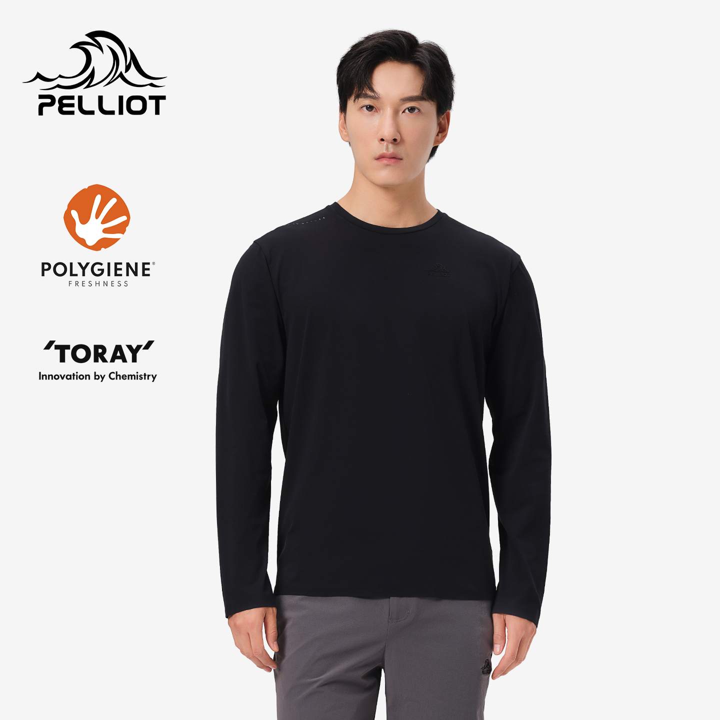 伯希和速干T恤吸汗透气打底衫新