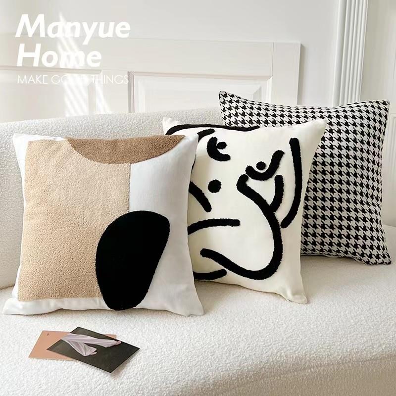 速发蔓厅家 艺术生气质头复古抱枕客越沙发抱枕套牀 靠垫含芯