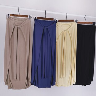 速发铜氨叉开丝飘逸古风舞蹈服中国风舞风裙裤轻蹈裙