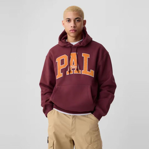 PALACE潮牌联名字母连帽卫衣春季