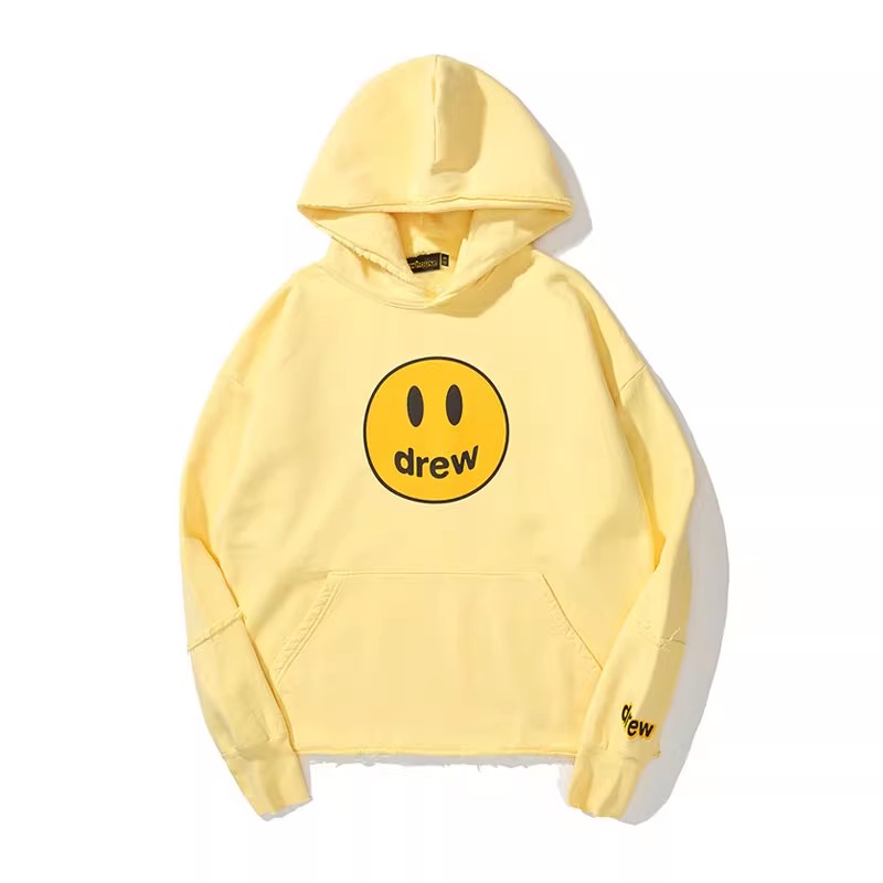 【官方正品】drew house笑脸图案拼接卫衣25秋季男女同款