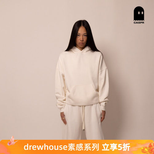 drewhouse素感蝙蝠袖连帽卫衣