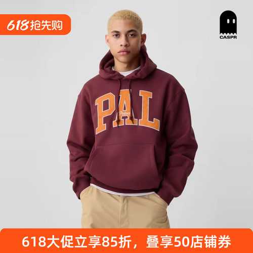 PALACE潮牌联名字母连帽卫衣春季