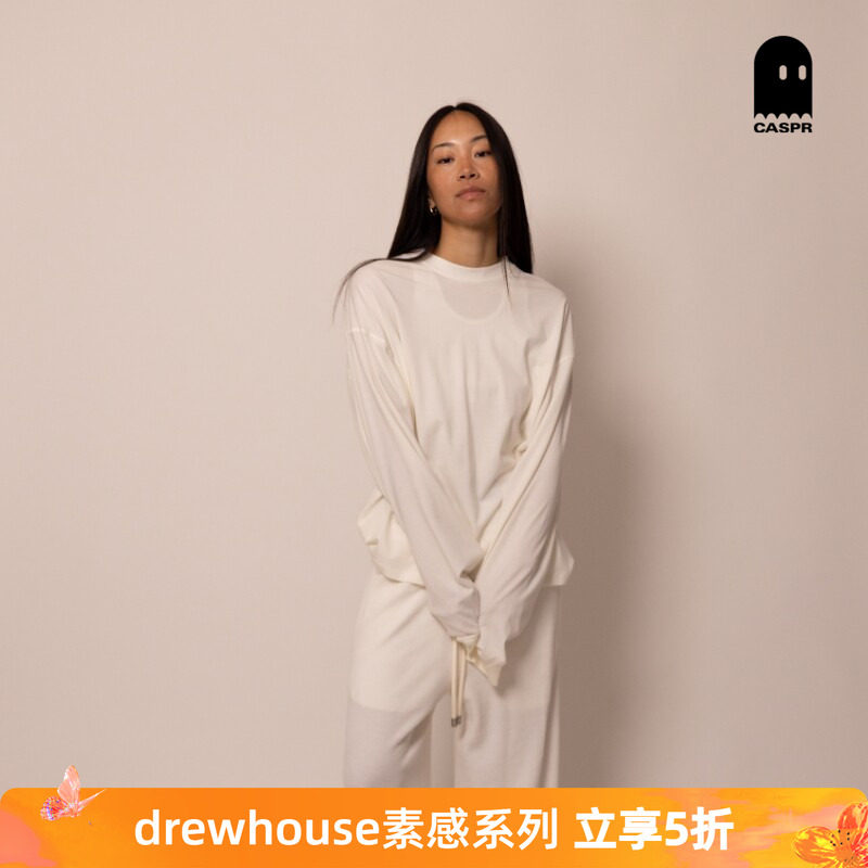 【官方正品】drew house素感系列轻量长袖T恤26春男女同款