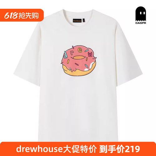 正品drewhouse甜甜圈图案T恤