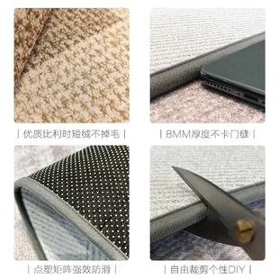 客厅卧室地毯门垫进门纯色玄关脚垫 大门口入户门地垫轻奢2025新款