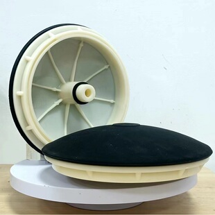 微孔曝气盘曝气头黑色橡胶/蓝色硅胶200/260/300膜皮曝气器水处理